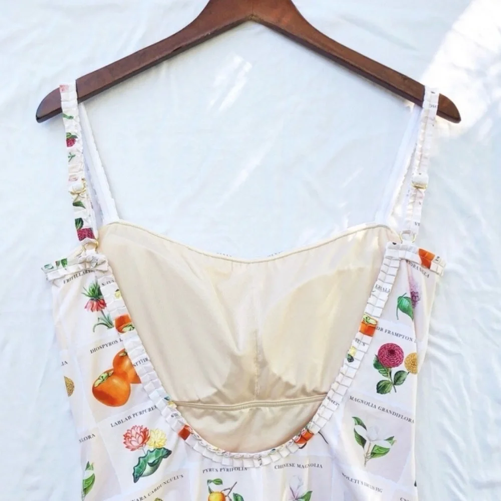 ANTHROPOLOGIE | NWT KINGDOM & STATE BOTANICAL PRINT PINTUCK ONE-PIECE LARGE - Picture 9 of 11